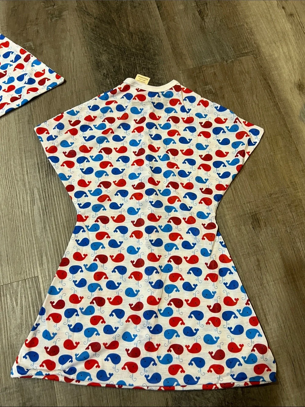 Sleeping Baby Zipadee-Zip size x-Small whale print lot of 3